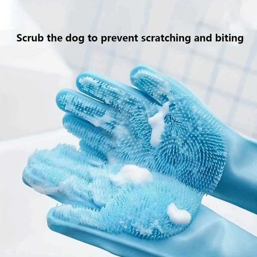 Silikon Evcil Hayvan Bakım Eld - Rubber Glove Cleaning incelemesi ve fiyatı